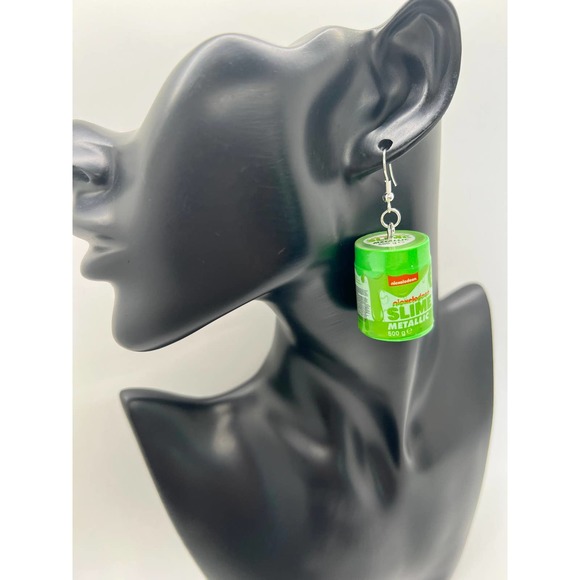Slime Earrings - Nickelodeon Green Slime Earrings - Mini Brands Earrings - Picture 6 of 6